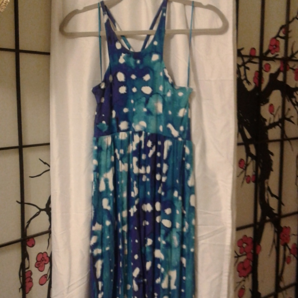 Cynthia Rowley print maxi dress